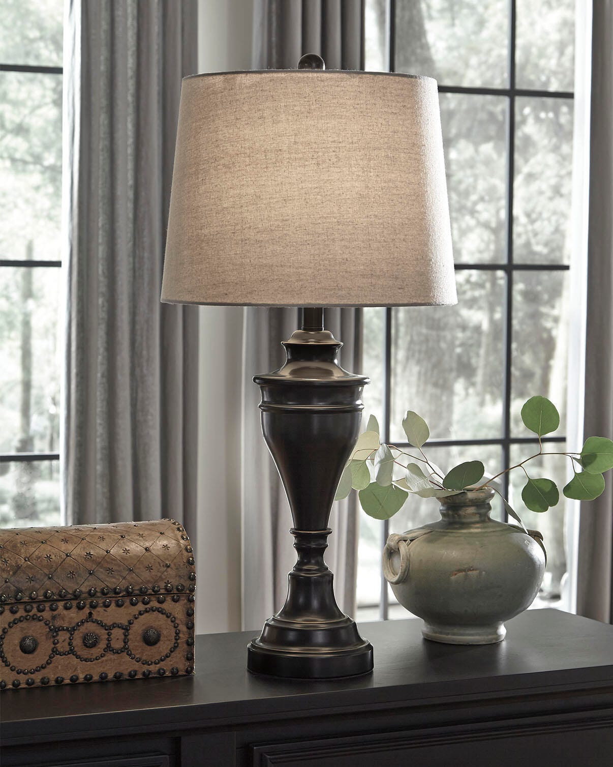 Darlita Bronze Finish Table Lamp from Ashley Furniture - Luna Furniture