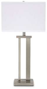 Aniela Silver Finish Table Lamp from Ashley - Luna Furniture