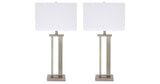 Aniela Silver Finish Table Lamp from Ashley - Luna Furniture