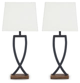 Makara Black/Brown Table Lamp from Ashley - Luna Furniture
