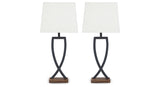Makara Black/Brown Table Lamp from Ashley - Luna Furniture