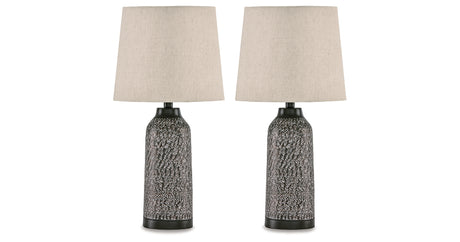 Lanson Antique Bronze Finish Table Lamp from Ashley - Luna Furniture