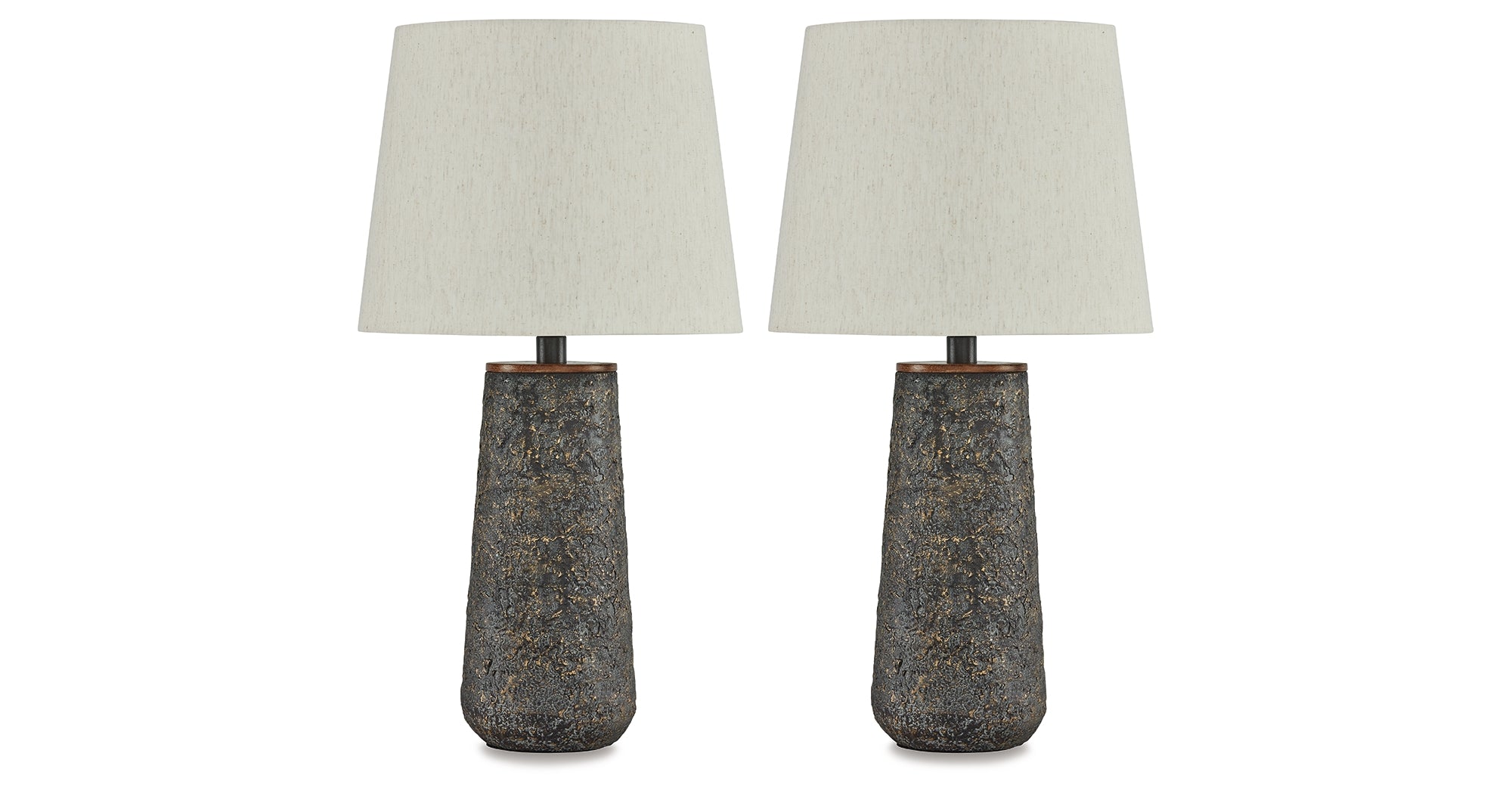 Ashley Chaston Antique Bronze Finish Table Lamp (Set of 2) - Luna