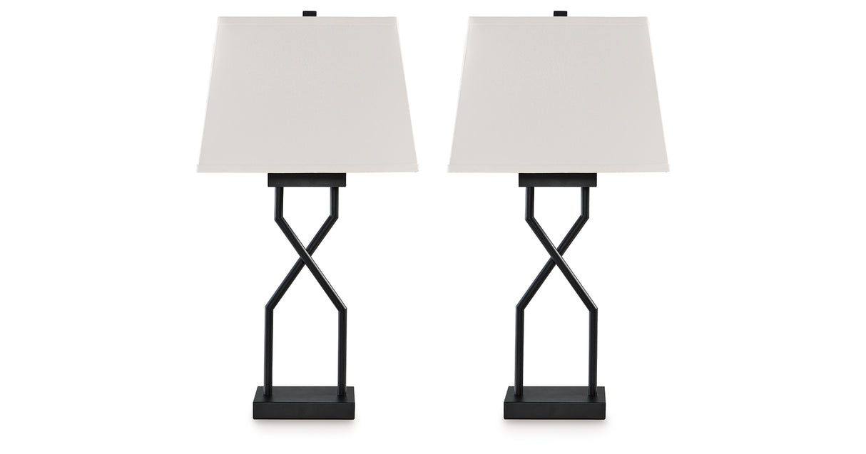 Brookthrone Black Table Lamp from Ashley Furniture - Luna Furniture