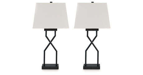 Brookthrone Black Table Lamp from Ashley - Luna Furniture