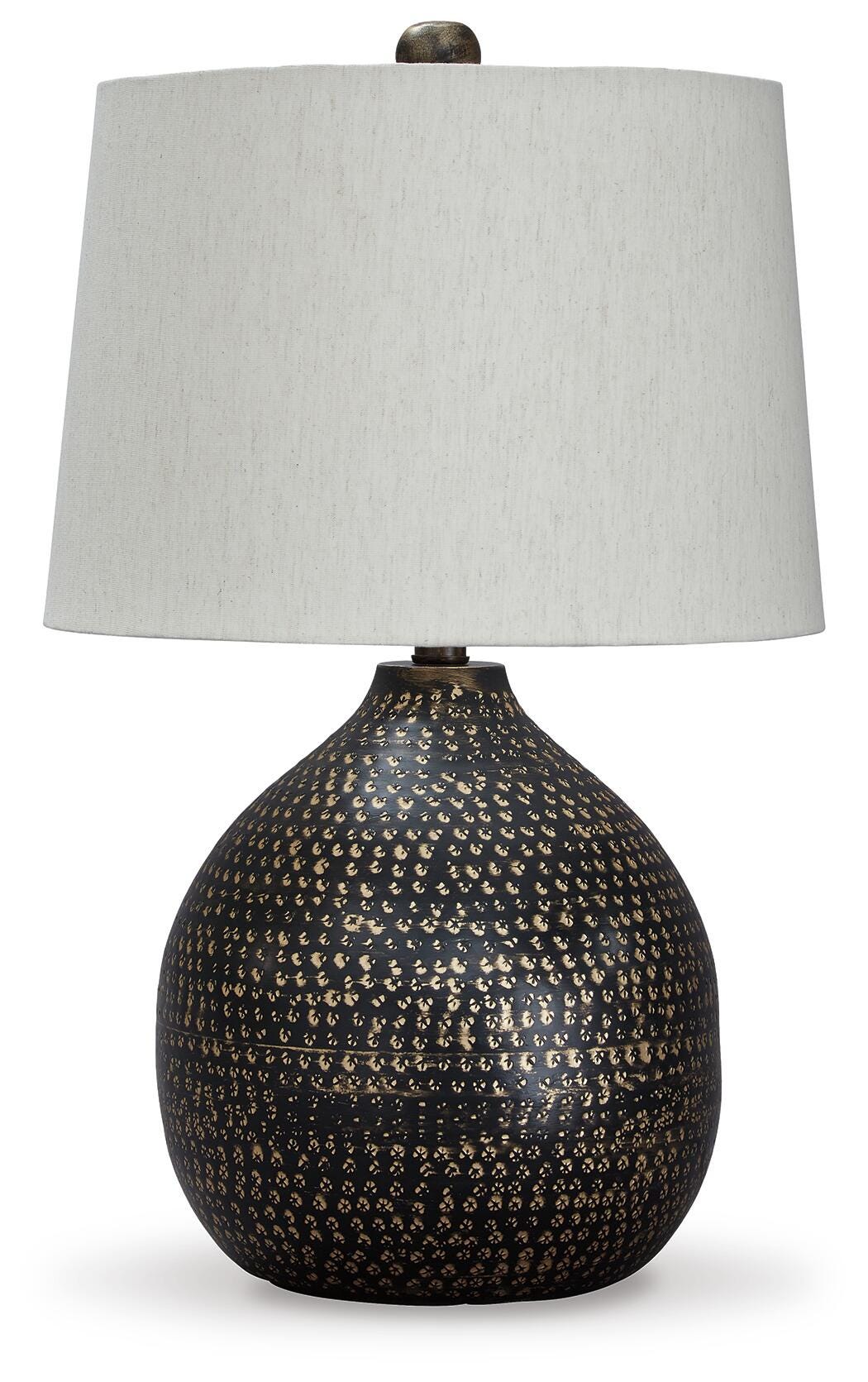 Maire Black/Gold Finish Table Lamp from Ashley Furniture - Luna Furniture