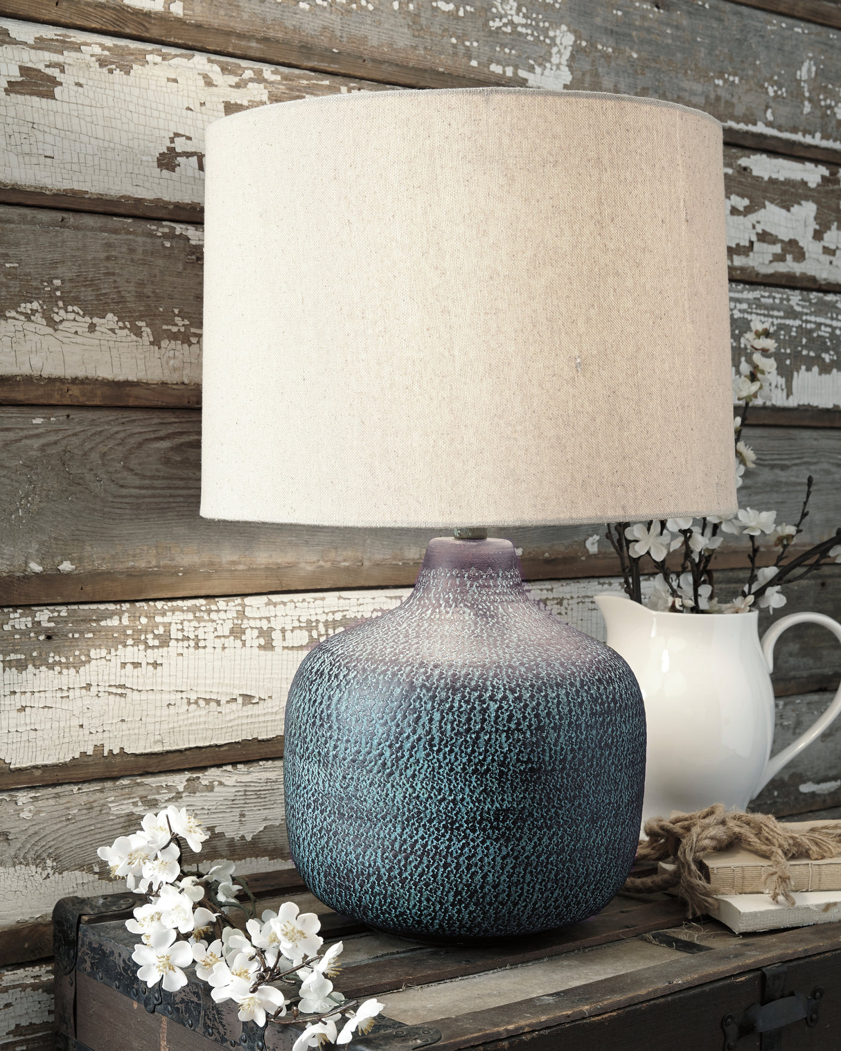 Malthace Patina Table Lamp from Ashley - Luna Furniture