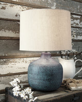Malthace Patina Table Lamp from Ashley - Luna Furniture