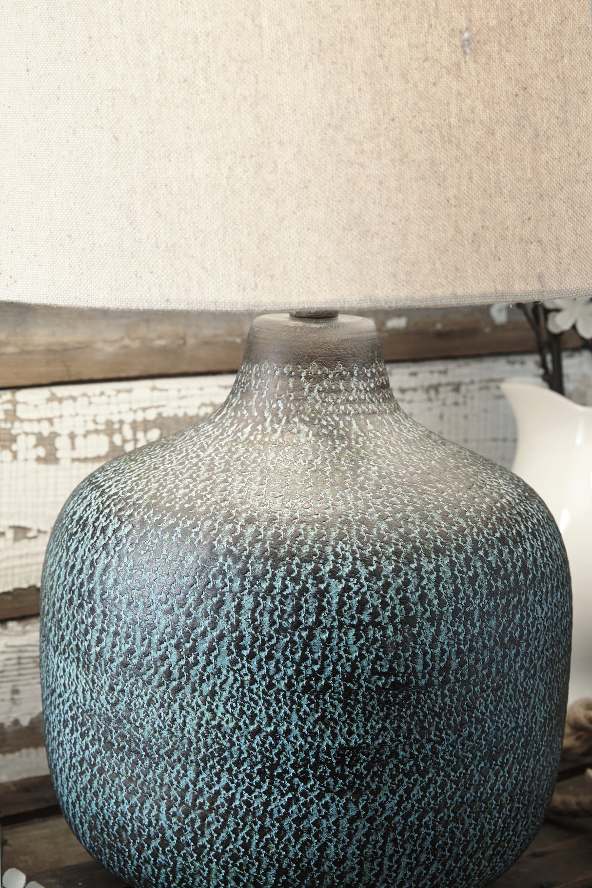 Malthace Patina Table Lamp from Ashley - Luna Furniture