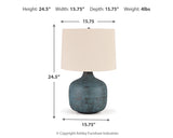 Malthace Patina Table Lamp from Ashley - Luna Furniture