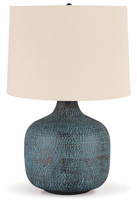 Malthace Patina Table Lamp from Ashley - Luna Furniture