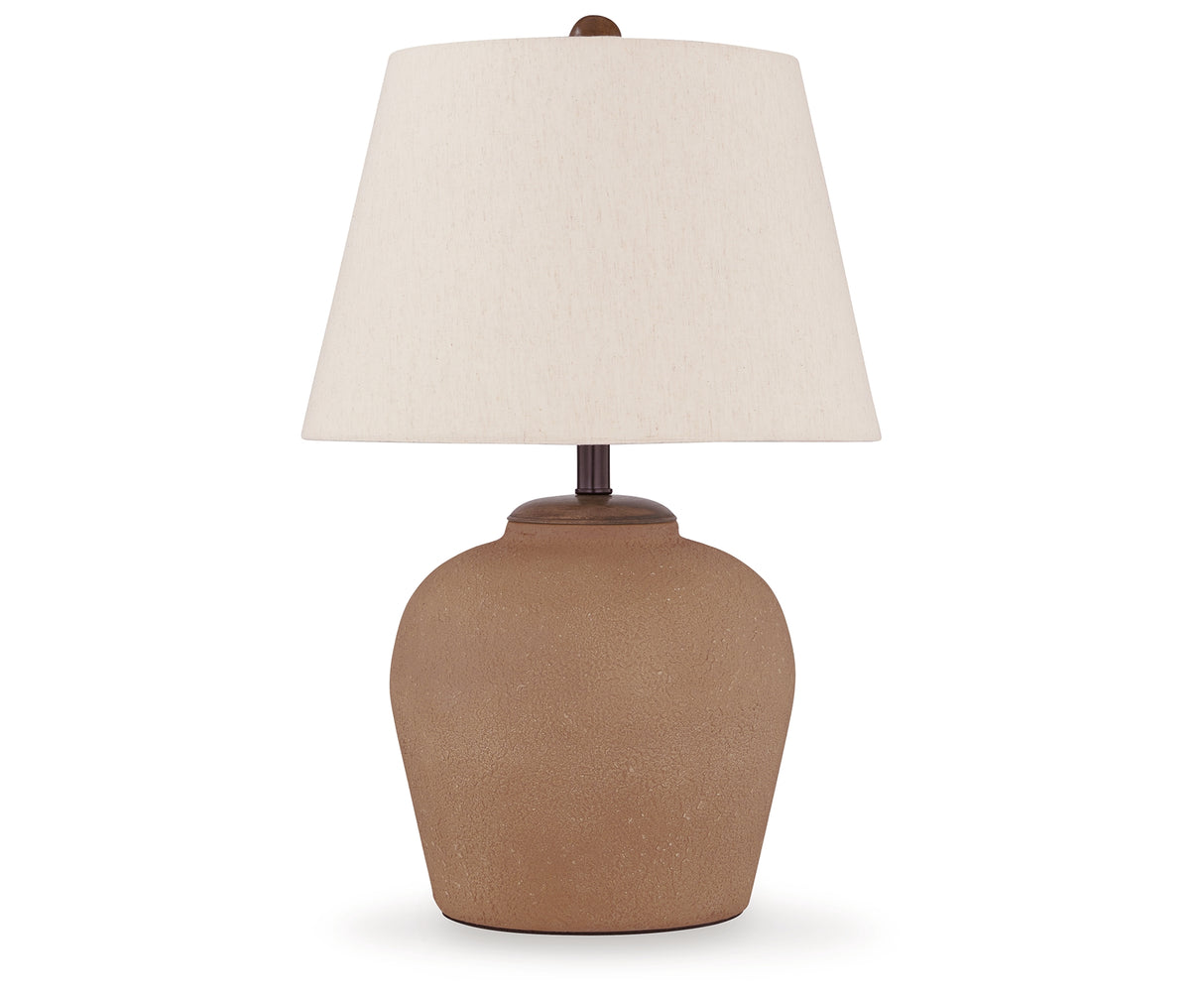 Scantor Rust Table Lamp from Ashley Furniture - Luna Furniture