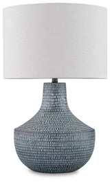 Schylarmont Antique Gray/White 2-Piece Table Lamp Set from Ashley - Luna Furniture