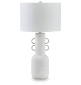 Perringhill Distressed White Table Lamp from Ashley - Luna Furniture