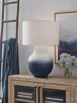 Dashland White/Navy Table Lamp from Ashley - Luna Furniture