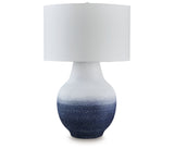 Dashland White/Navy Table Lamp from Ashley - Luna Furniture