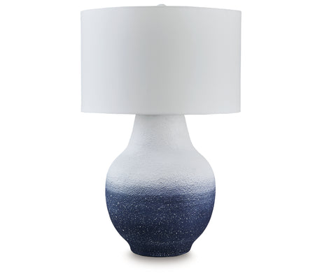 Dashland White/Navy Table Lamp from Ashley - Luna Furniture