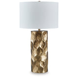 Marshawn Gold Finish Table Lamp from Ashley - Luna Furniture
