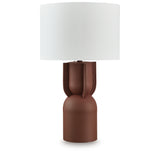 Rowandale Brick Red Table Lamp from Ashley - Luna Furniture