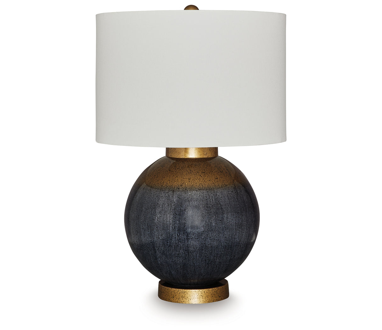 Adara Blue/Gold Finish Table Lamp from Ashley - Luna Furniture