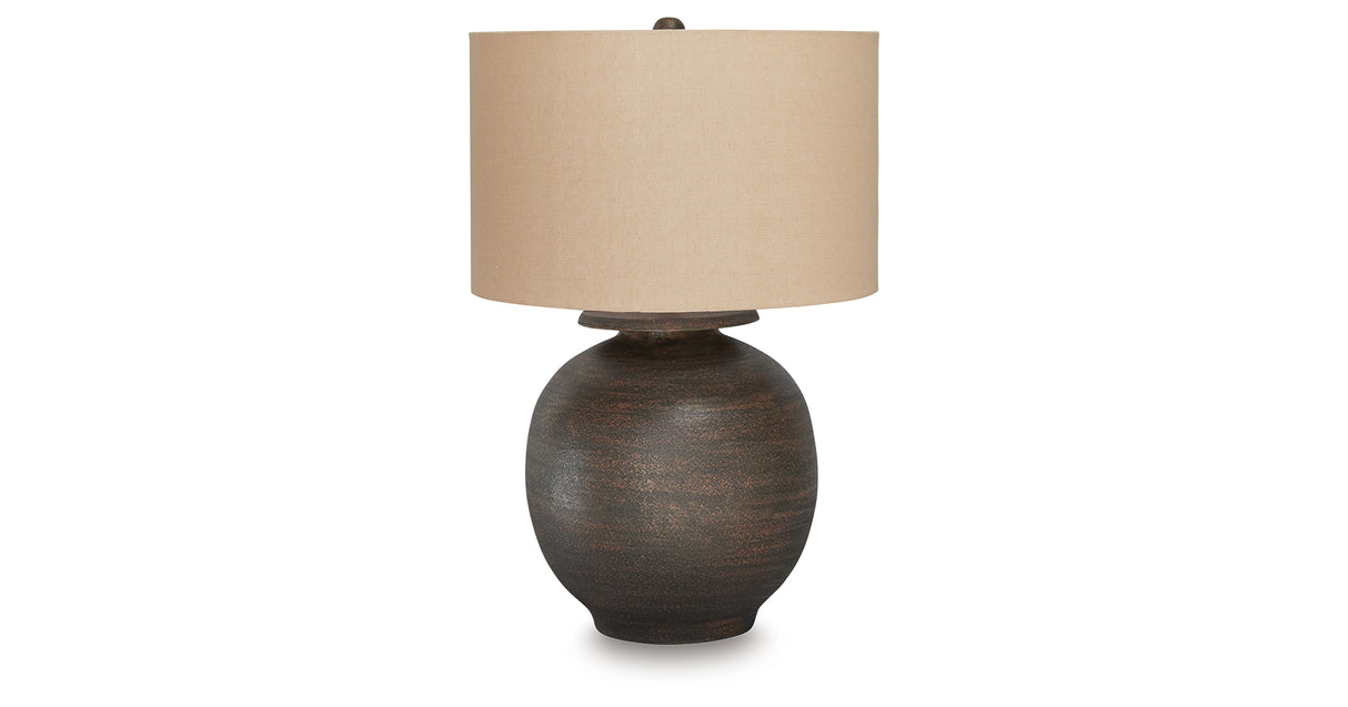 Carlenbury Antique Brown Table Lamp from Ashley Furniture - Luna Furniture