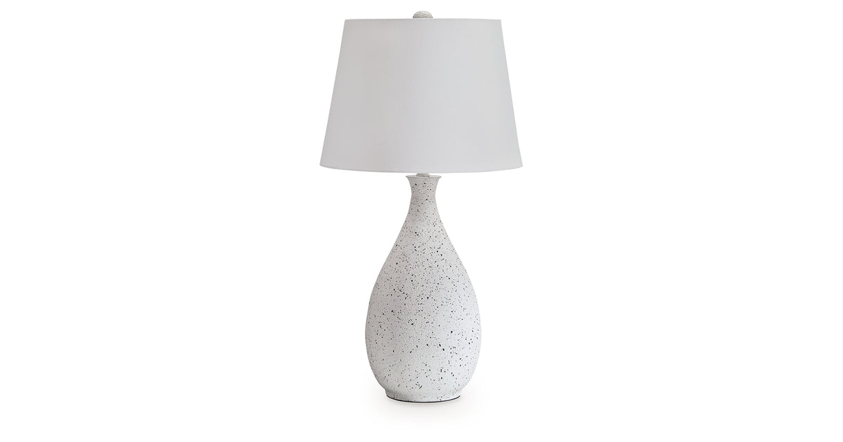 Wyattford White/Black Table Lamp from Ashley Furniture - Luna Furniture