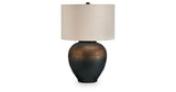 Newgerhard Brown/Black Table Lamp from Ashley Furniture - Luna Furniture