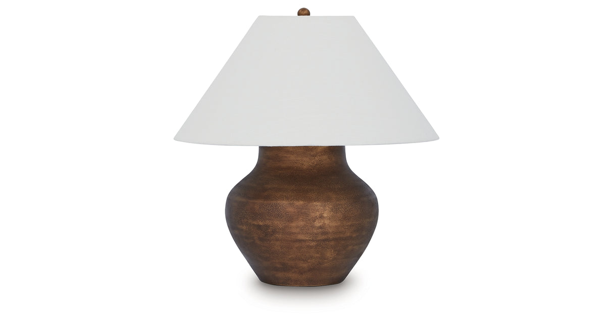 Whitham Antique Copper Finish Table Lamp from Ashley - Luna Furniture
