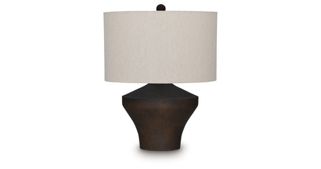 Dolanham Distressed Brown Table Lamp from Ashley Furniture - Luna Furniture