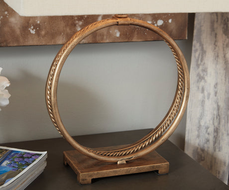 Mahala Antique Gold Finish Table Lamp from Ashley - Luna Furniture