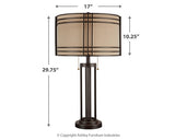 Hanswell Dark Brown Table Lamp from Ashley Furniture - Luna Furniture