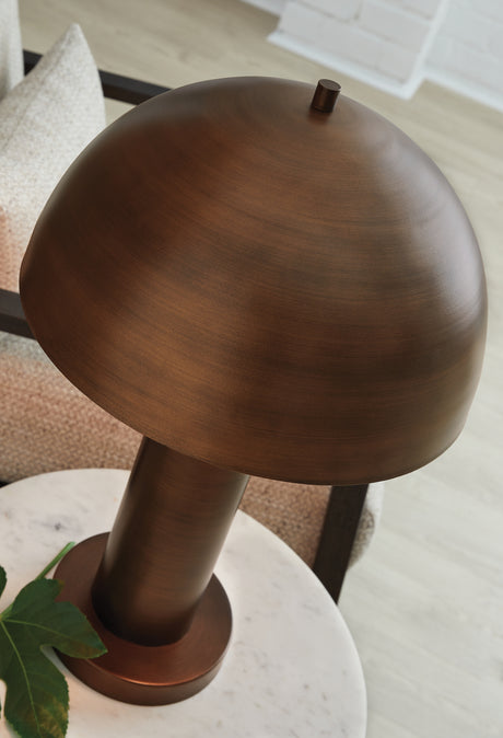 Wendfield Antique Copper Finish Table Lamp from Ashley - Luna Furniture