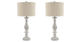 Bernadate Whitewash Table Lamp from Ashley Furniture - Luna Furniture