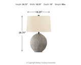 Harif Beige Table Lamp from Ashley - Luna Furniture