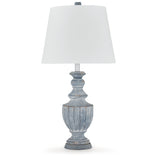 Cylerick Antique Blue Table Lamp from Ashley - Luna Furniture