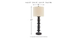 Luanndon 2-Piece Table Lamp Set in Black from Ashley Furniture - Luna Furniture