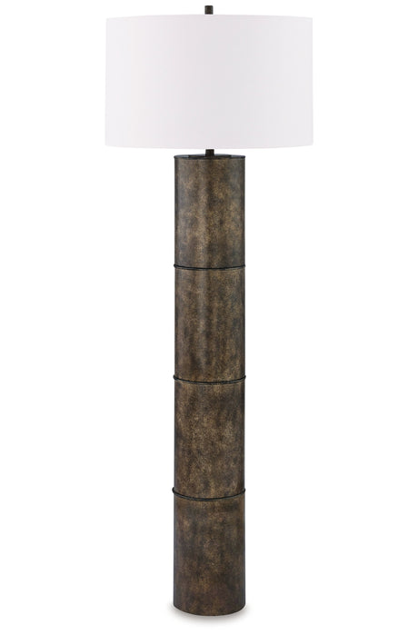 Jebson Dark Bronze Finish Floor Lamp from Ashley - Luna Furniture