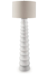 Veraleigh White Floor Lamp from Ashley Furniture - Luna Furniture