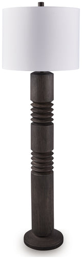 Fainwell Black Floor Lamp from Ashley - Luna Furniture