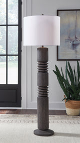 Fainwell Black Floor Lamp from Ashley - Luna Furniture