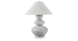 Brickdon Distressed White Table Lamp from Ashley - Luna Furniture