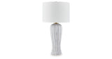 Lanwell Antique Gray Table Lamp from Ashley - Luna Furniture