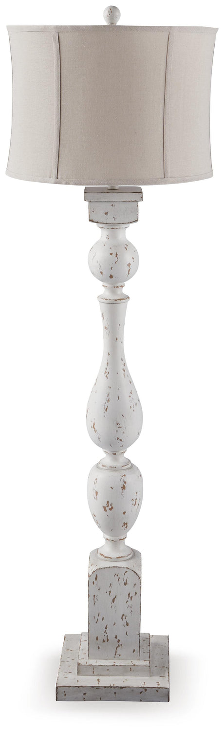 Madsbrook Antique White Floor Lamp from Ashley Furniture - Luna Furniture