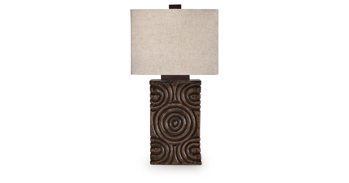 Heathbury Antique Brown Table Lamp from Ashley Furniture - Luna Furniture