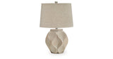 Edselham Distressed Cream Table Lamp from Ashley - Luna Furniture