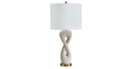 Judrich White/Gold Finish Table Lamp from Ashley - Luna Furniture