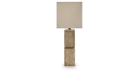 Laddner Beige Table Lamp from Ashley Furniture - Luna Furniture