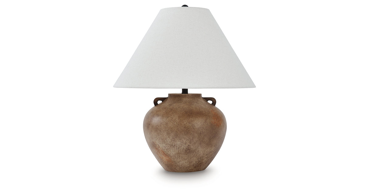 Ferrilby Antique Beige Table Lamp from Ashley - Luna Furniture