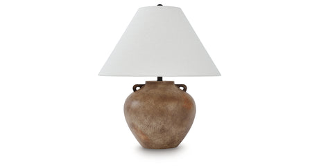 Ferrilby Antique Beige Table Lamp from Ashley - Luna Furniture