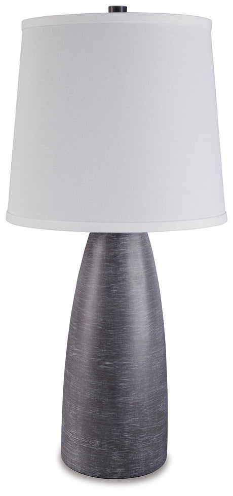 Shavontae Gray Table Lamp from Ashley Furniture - Luna Furniture